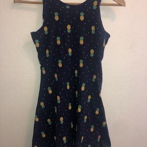 Girls pineapple dress x-large